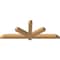 Ekena Millwork Kennewick Timber Gable Bracket, Western Red Cedar, 60"W x 22"H x 3 1/2"D x 3 1/2"F, 9/12 Pitch GBW060X22X0404KEN00SWR - alternate 4